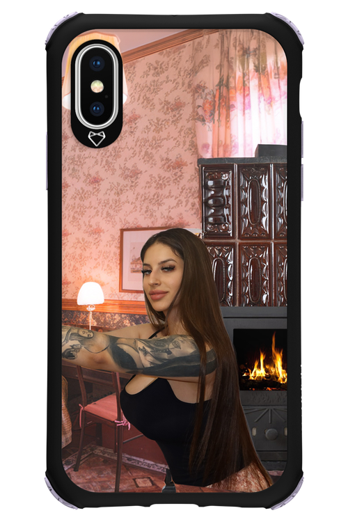 Tattooed Flame - Apple iPhone X