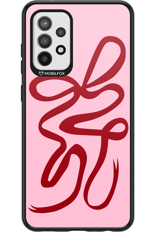 Burgundy Bow - Samsung Galaxy A72