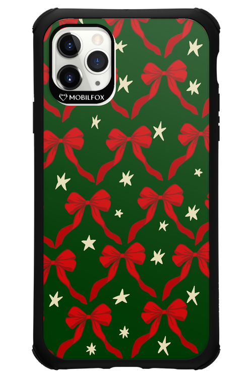 Bow & Stars (Green) - Apple iPhone 11 Pro Max