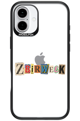 Zbirweek (transparent) 2.0 - Apple iPhone 16 Plus