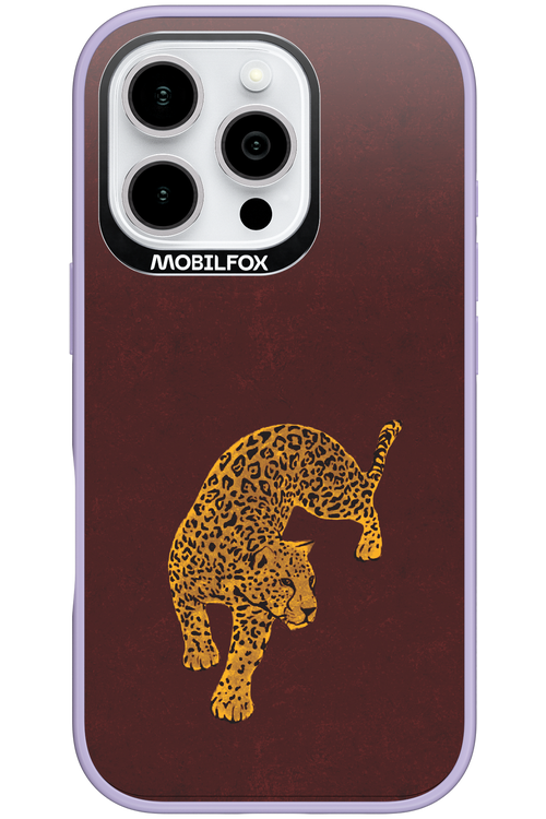 Burgundy Leopard - Apple iPhone 16 Pro