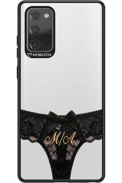 Black Panties Transparent 2.0 - Samsung Galaxy Note 20