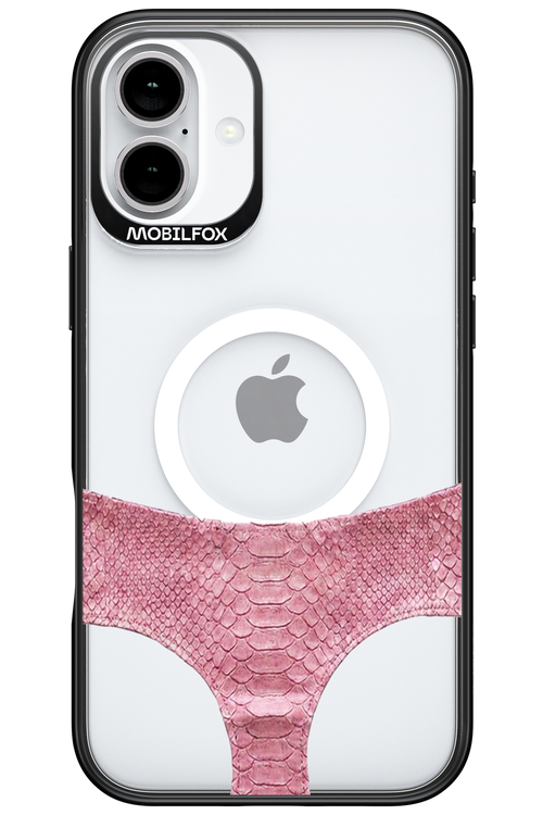 Snake Leather Panties Transparent 2.0 - Apple iPhone 16 Plus