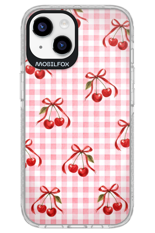 Pink Cherry Checked 2.0 - Apple iPhone 14
