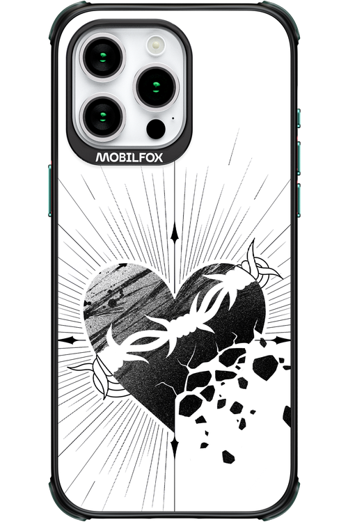 Fekete Szív 2.0 - Apple iPhone 15 Pro Max