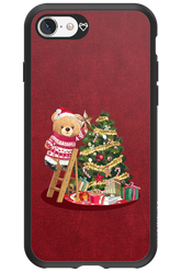 Christmas Bear (Burgundy) - Apple iPhone SE 2022
